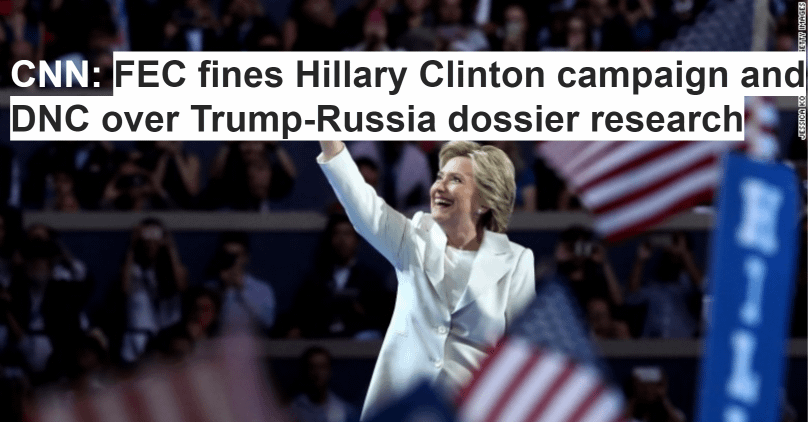 Clinton and DNC pay election fraud fines