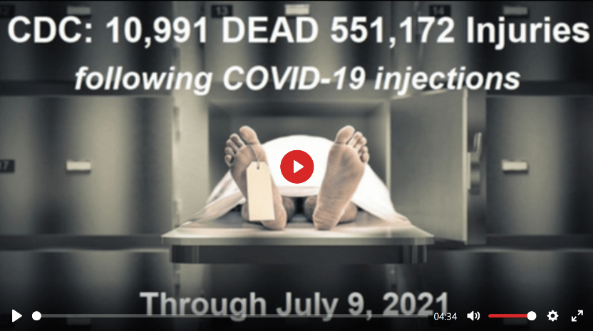 CDC reported deaths